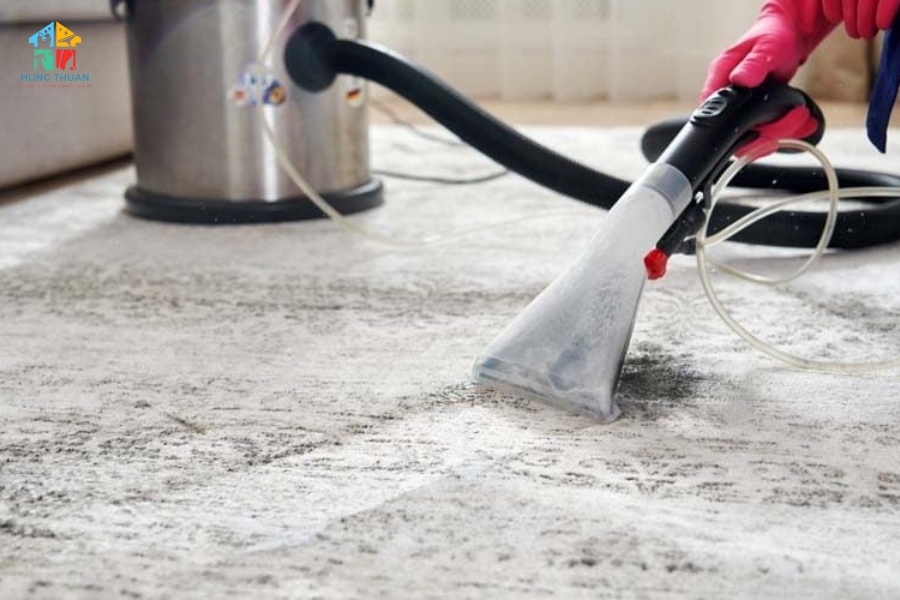 Quy trình vệ sinh thảm len Hà Nội
