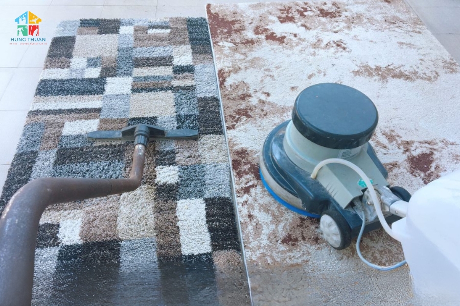 Công nghệ giặt hút thảm len hiện đại nhất