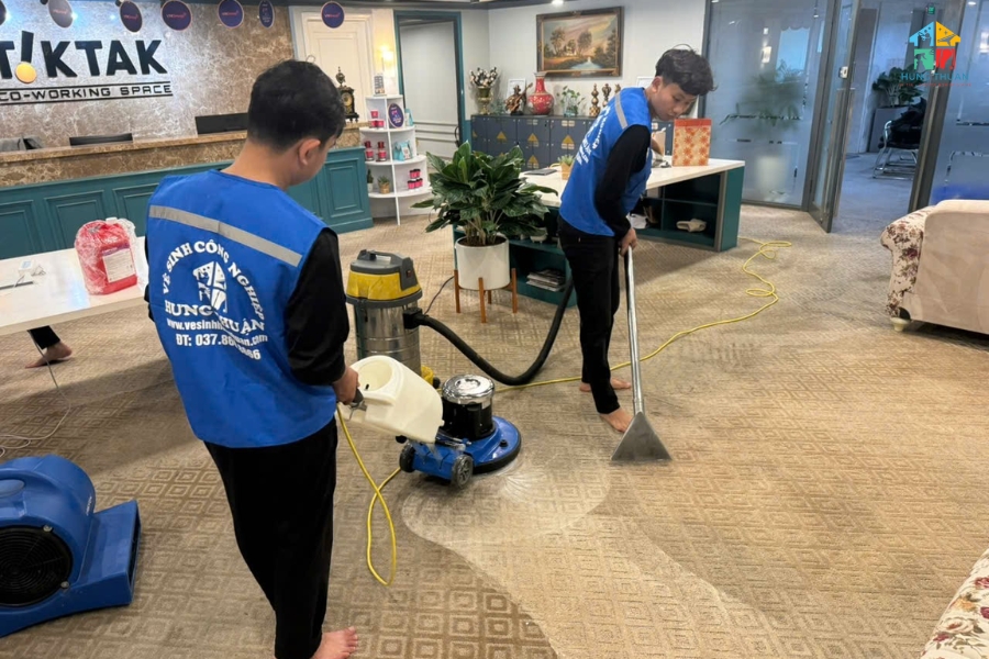 Công nghệ vệ sinh thảm văn phòng