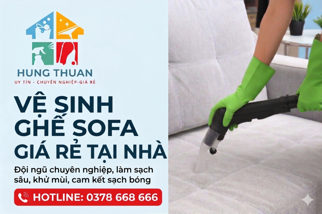 Banner ve sinh ghe sofa gia re tai nha
