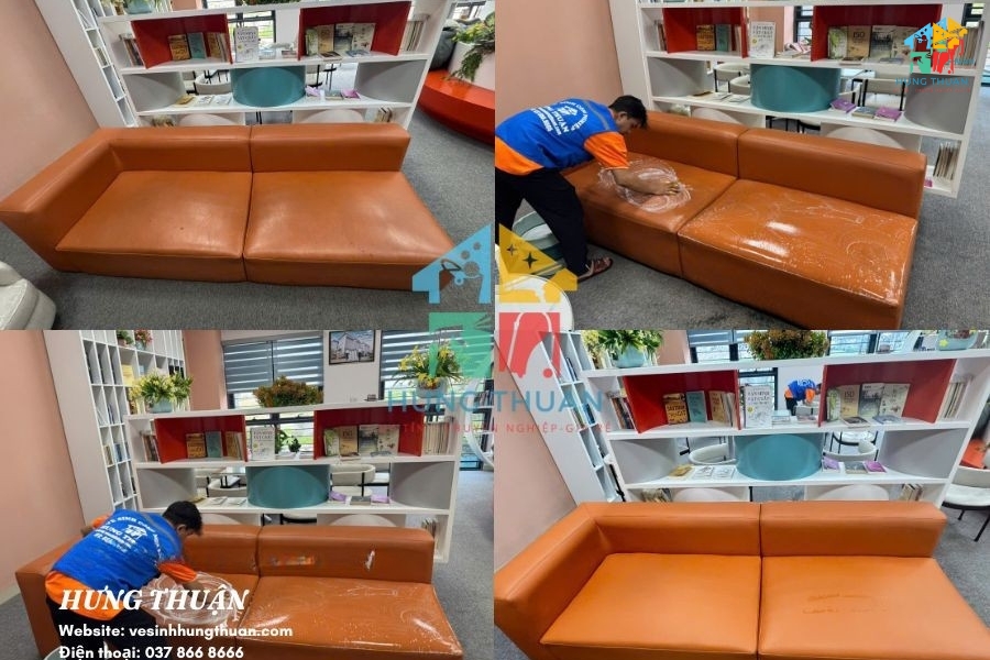 Giặt ghế sofa bị dính nước ngọt (4)