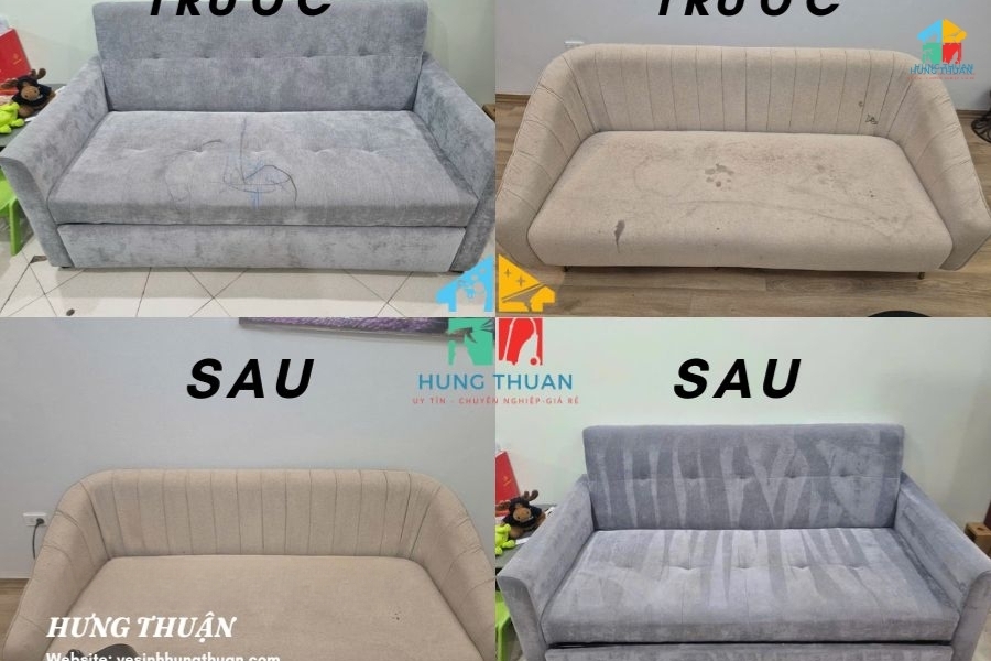 Giặt ghế sofa bị dính thức ăn (4)