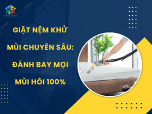 Giặt nệm khử mùi