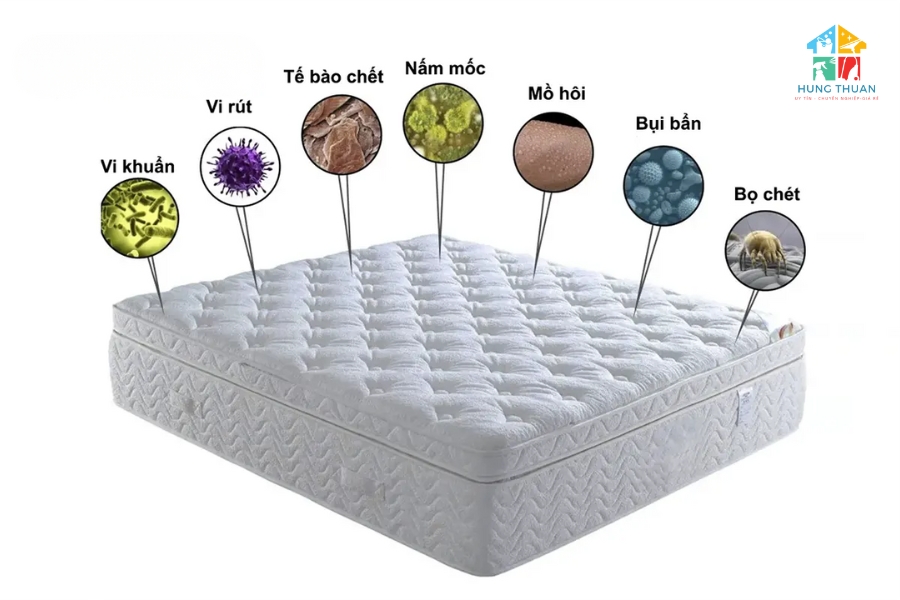 Giặt nệm loại bỏ vết bẩn lâu ngày (7)