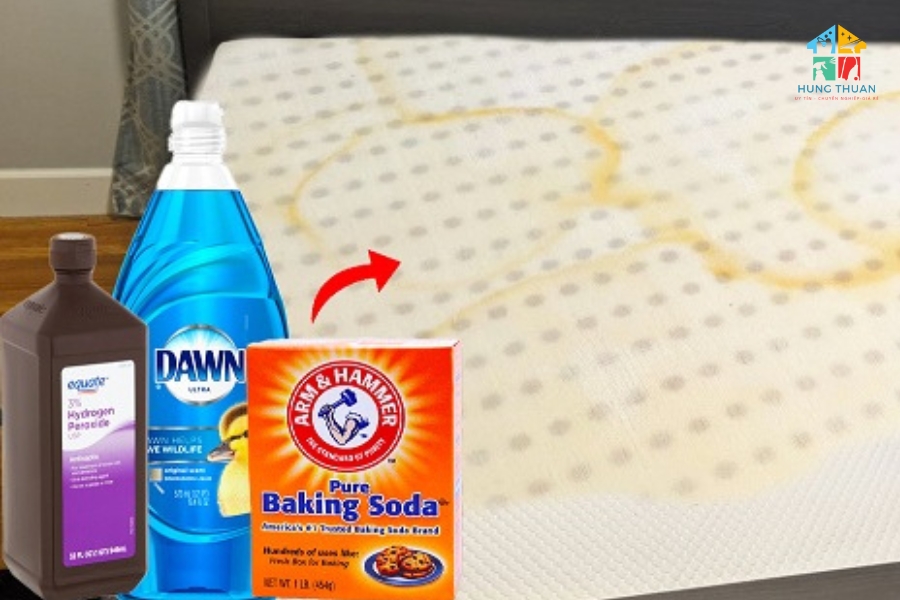 Giặt nệm loại bỏ vết bẩn lâu ngày (9)