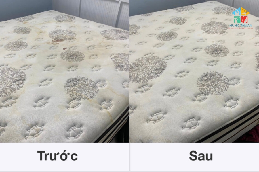 Làm sạch nệm khi có trẻ nhỏ