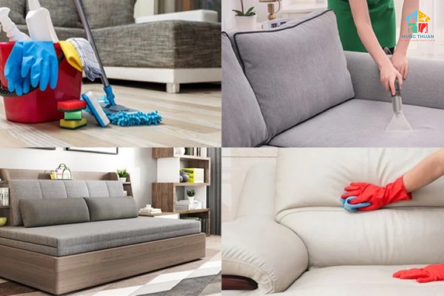 Loại bỏ vết bẩn sofa lâu ngày