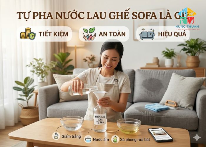 Cách tự chế nước lau ghế sofa tại nhà Cách tự chế nước lau ghế sofa tại nhà
