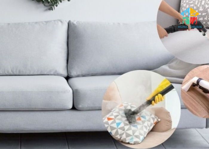 Cách vệ sinh sofa vải thô (1)