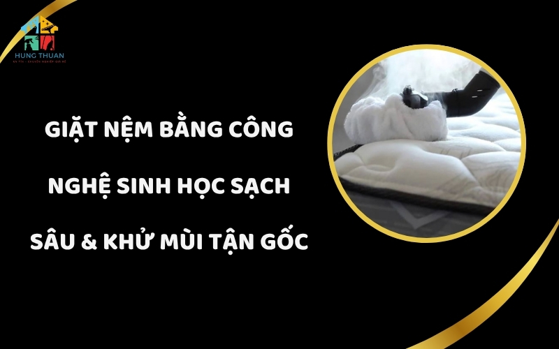 Giặt nệm bằng công nghệ sinh học