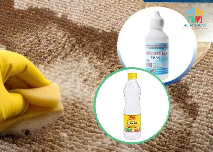 Giặt thảm bằng giấm và oxy già có sạch không (1)