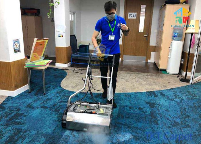 Quy trình giặt thảm tiêu chuẩn Nhật Bản (6)