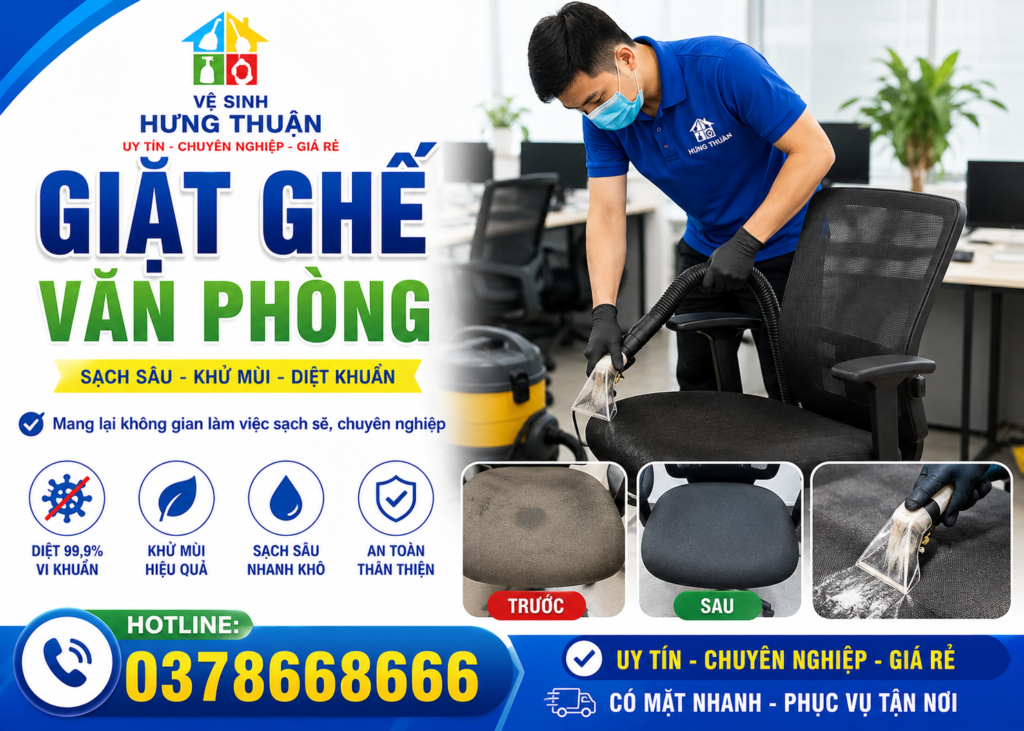 Giặt ghế văn phòng