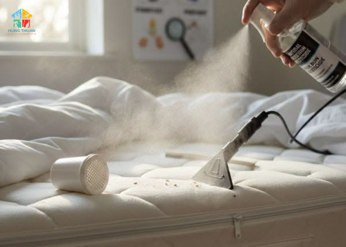 Cách vệ sinh nệm foam (3) Cách vệ sinh nệm foam (3)
