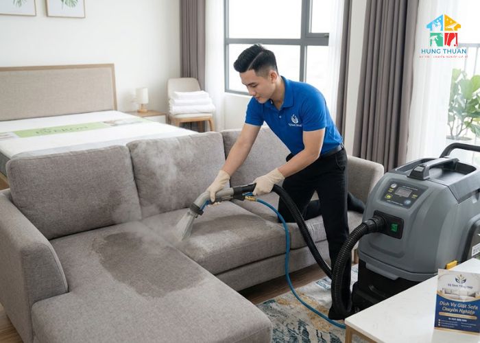 Cách giặt đệm ghế sofa nỉ (4) Cách giặt đệm ghế sofa nỉ (4)