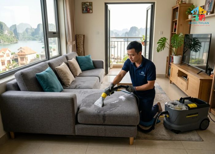 Cách giặt đệm ghế sofa nỉ (6) Cách giặt đệm ghế sofa nỉ (6)
