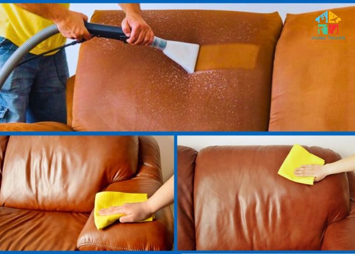 Cách làm sạch sofa da công nghiệp (2)