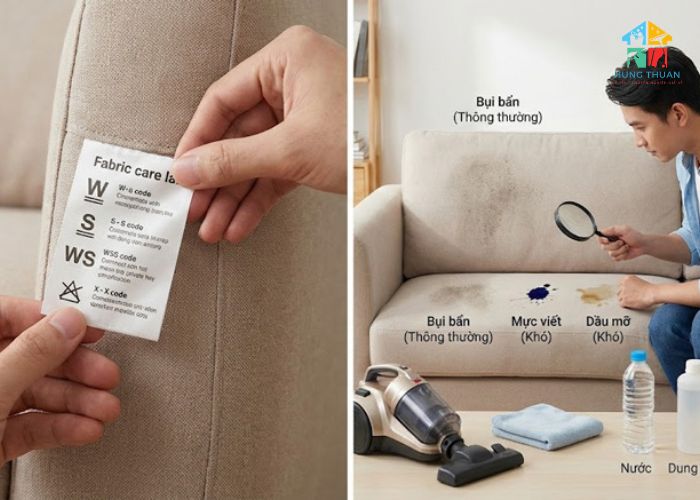 Cách làm sạch sofa gỗ đệm rời (4)