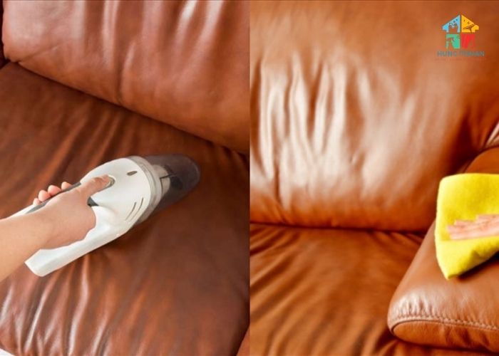 Cách làm sạch vết dầu mỡ trên sofa (2)