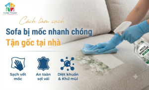 Cách làm sạch sofa bị mốc