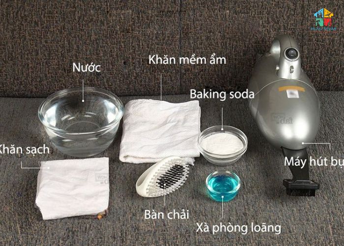 Cách giặt ghế sofa bằng baking soda (2)