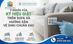 ý nghĩa của ký hiệu giặt trên sofa